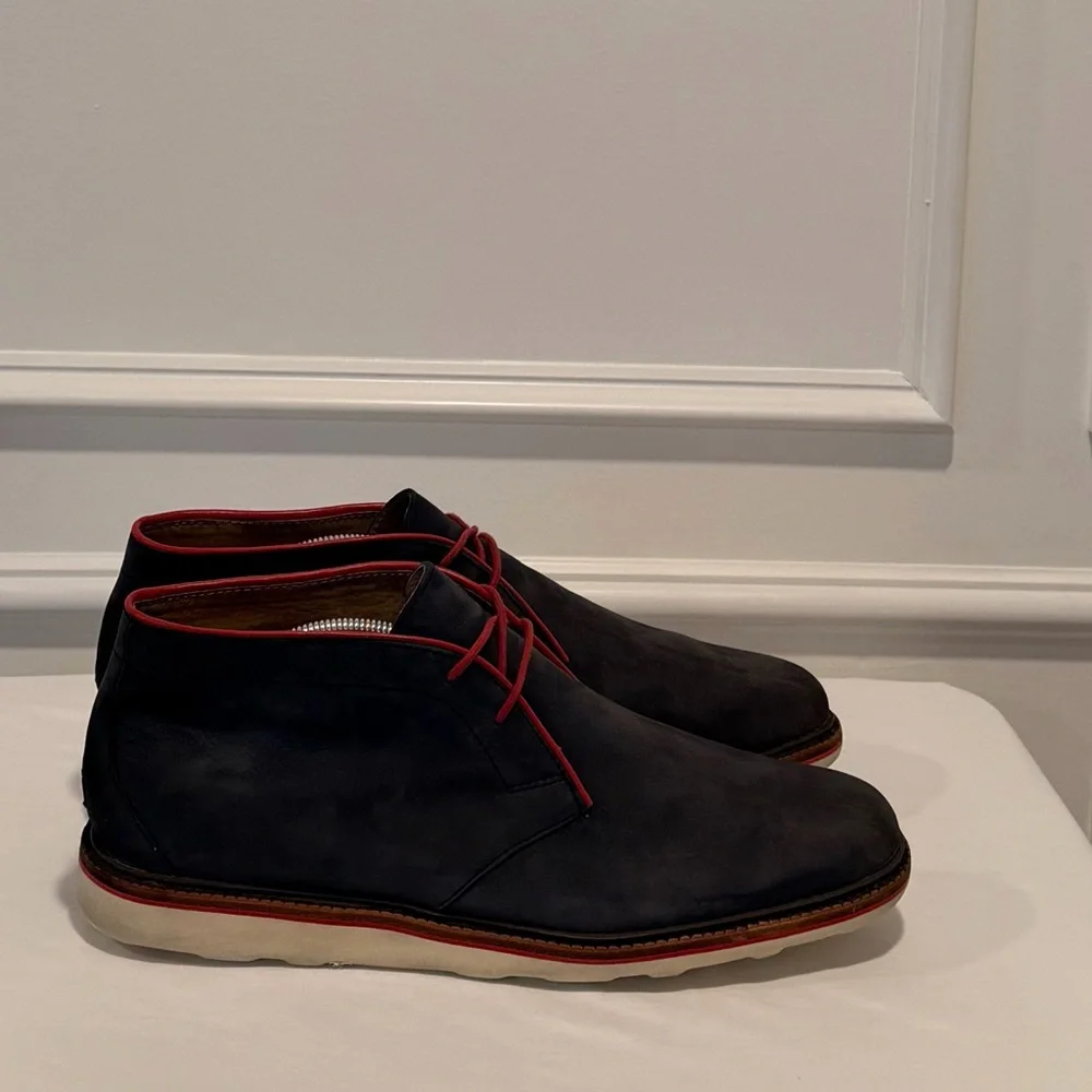 Polo Ralph Lauren Whiston Chukka Boots Size 12D Navy Suede